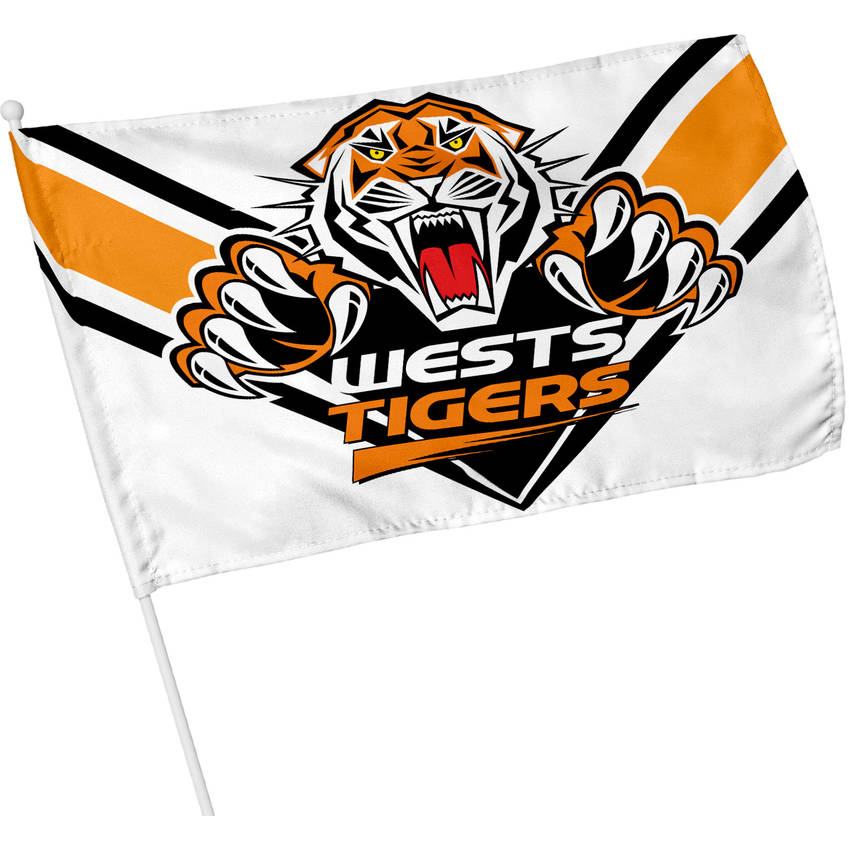 Wests Tigers Roarstore Wests Tigers 2020 Small Supporter Flag 4110