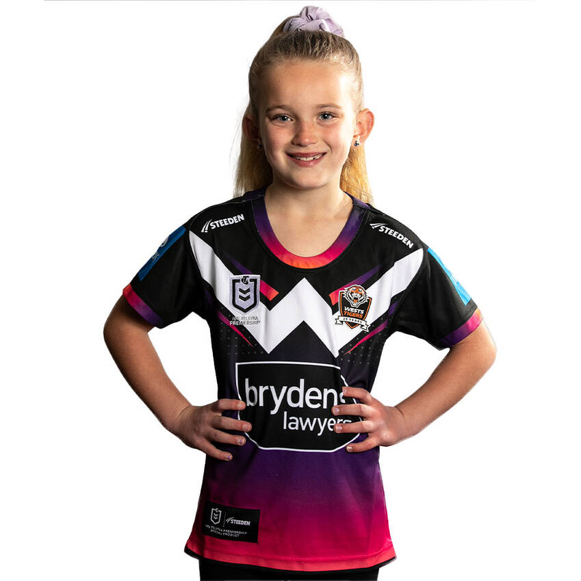 Wests Tigers Roarstore – Wests Tigers 2024 Kids Women In League Jersey