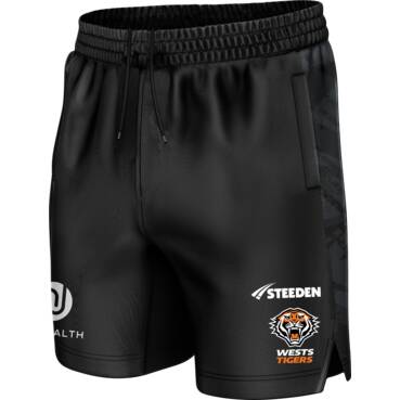 Wests Tigers 2025 Kids Training Shorts