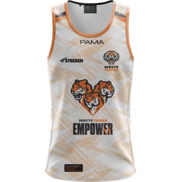 Wests Tigers 2025 Mens Training Singlet