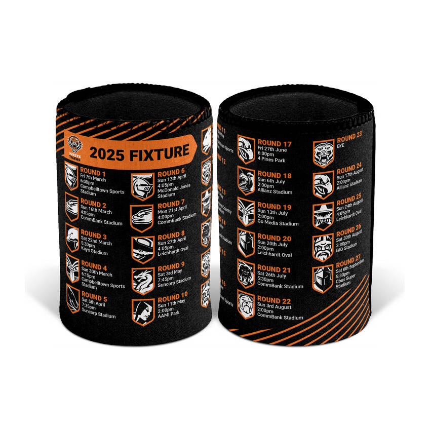 Wests Tigers 2025 Season Draw Can Cooler0